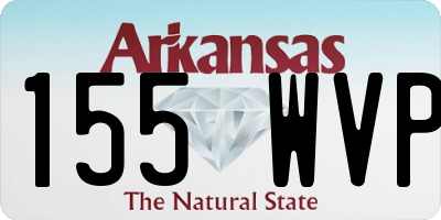 AR license plate 155WVP