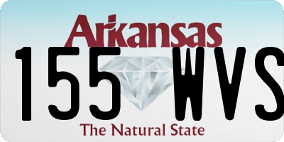 AR license plate 155WVS