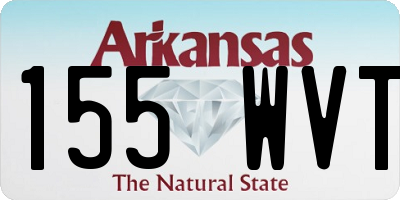AR license plate 155WVT