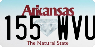 AR license plate 155WVU