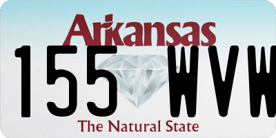 AR license plate 155WVW
