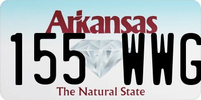 AR license plate 155WWG