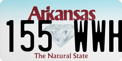 AR license plate 155WWH