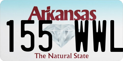 AR license plate 155WWL