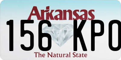 AR license plate 156KPO