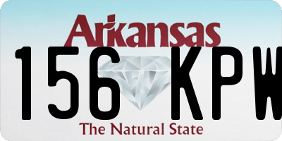 AR license plate 156KPW