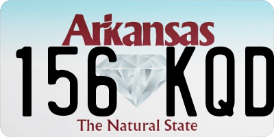 AR license plate 156KQD
