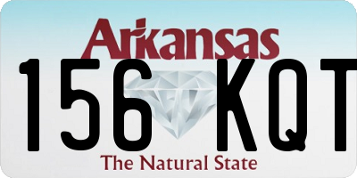 AR license plate 156KQT