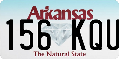 AR license plate 156KQU