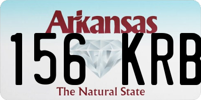 AR license plate 156KRB