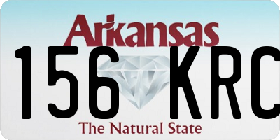 AR license plate 156KRC