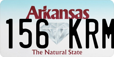 AR license plate 156KRM