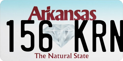 AR license plate 156KRN