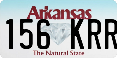 AR license plate 156KRR
