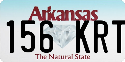AR license plate 156KRT