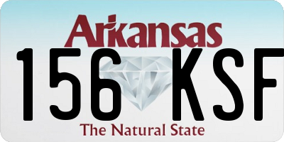 AR license plate 156KSF