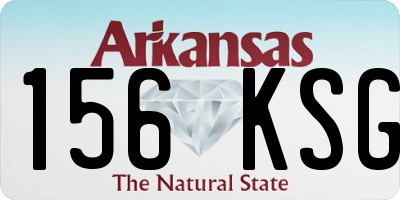 AR license plate 156KSG