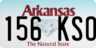 AR license plate 156KSO