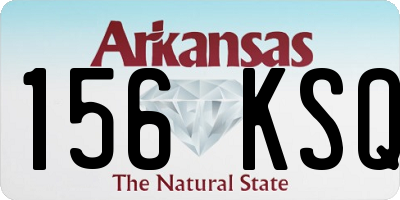 AR license plate 156KSQ