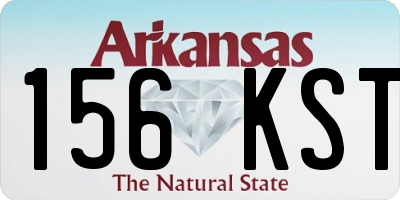 AR license plate 156KST
