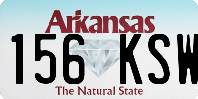 AR license plate 156KSW