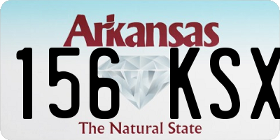AR license plate 156KSX