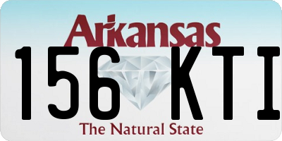 AR license plate 156KTI