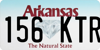 AR license plate 156KTR