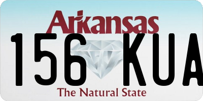 AR license plate 156KUA