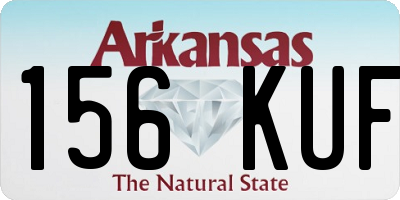 AR license plate 156KUF