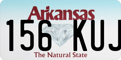 AR license plate 156KUJ