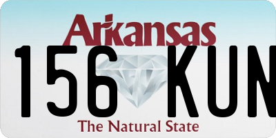 AR license plate 156KUN