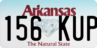 AR license plate 156KUP