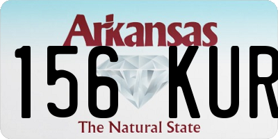 AR license plate 156KUR