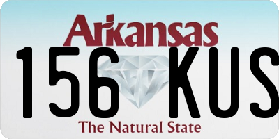 AR license plate 156KUS