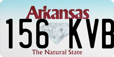 AR license plate 156KVB