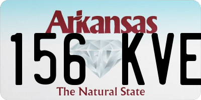 AR license plate 156KVE