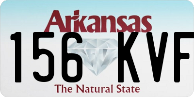 AR license plate 156KVF