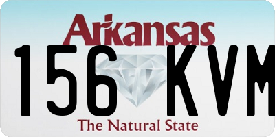 AR license plate 156KVM