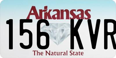 AR license plate 156KVR