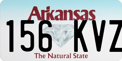 AR license plate 156KVZ