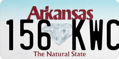 AR license plate 156KWC