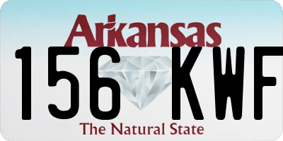 AR license plate 156KWF