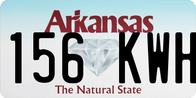 AR license plate 156KWH