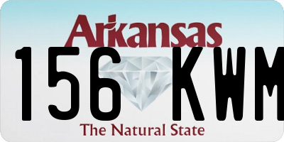 AR license plate 156KWM