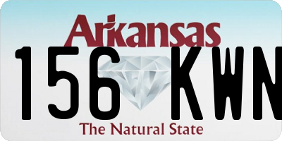 AR license plate 156KWN