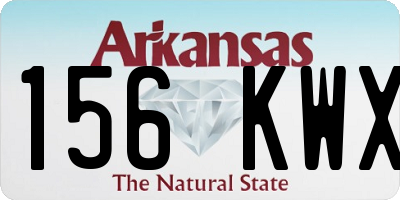 AR license plate 156KWX