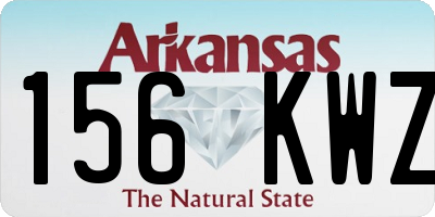 AR license plate 156KWZ
