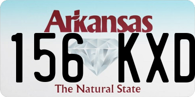 AR license plate 156KXD
