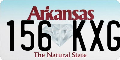 AR license plate 156KXG